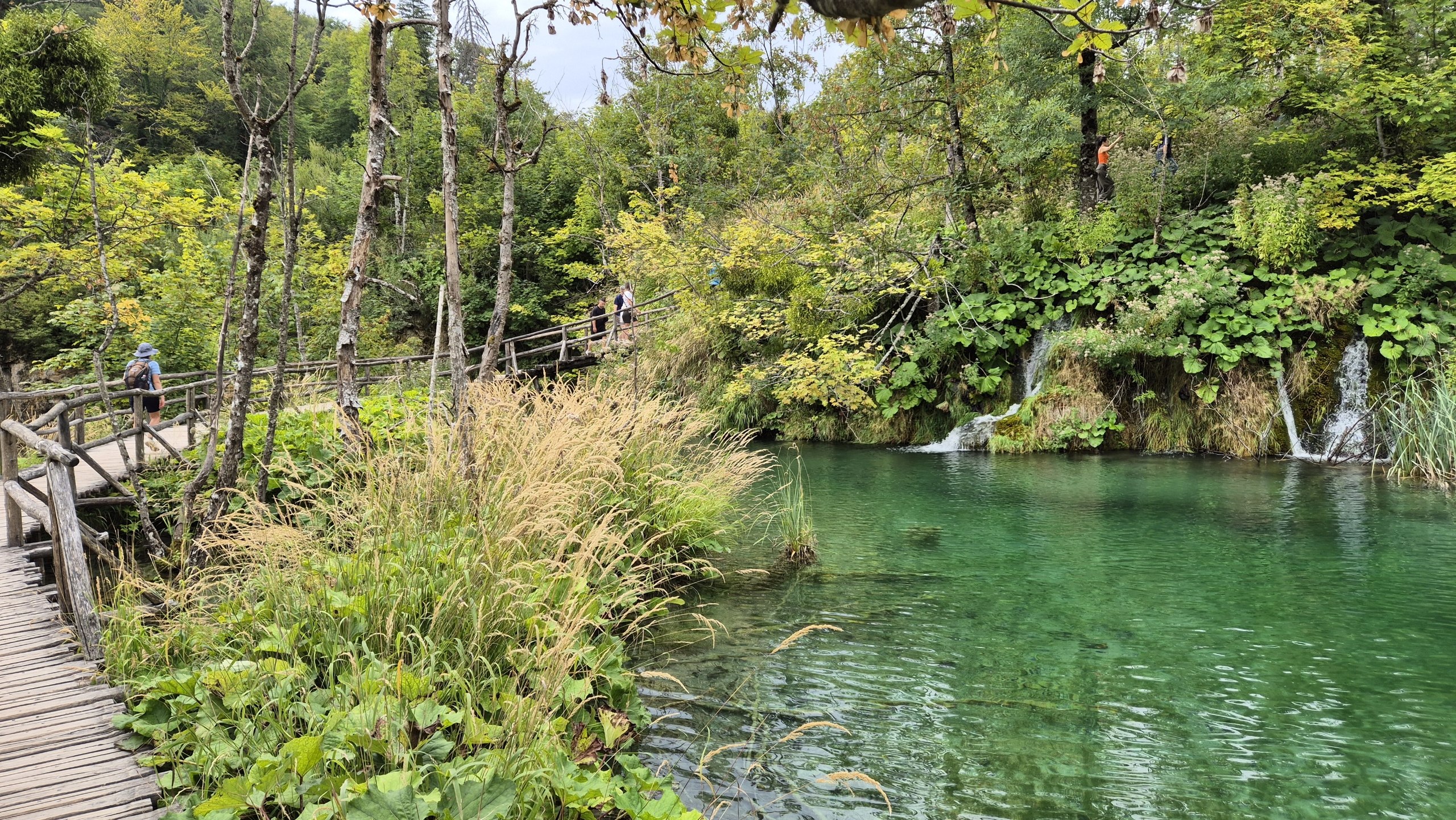 Emerald water and waterfalls in the Upper Lakes