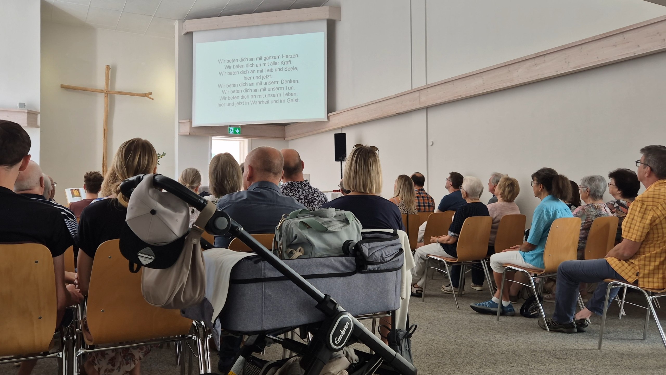 Sunday church service with the Kraemers in the Allgäu