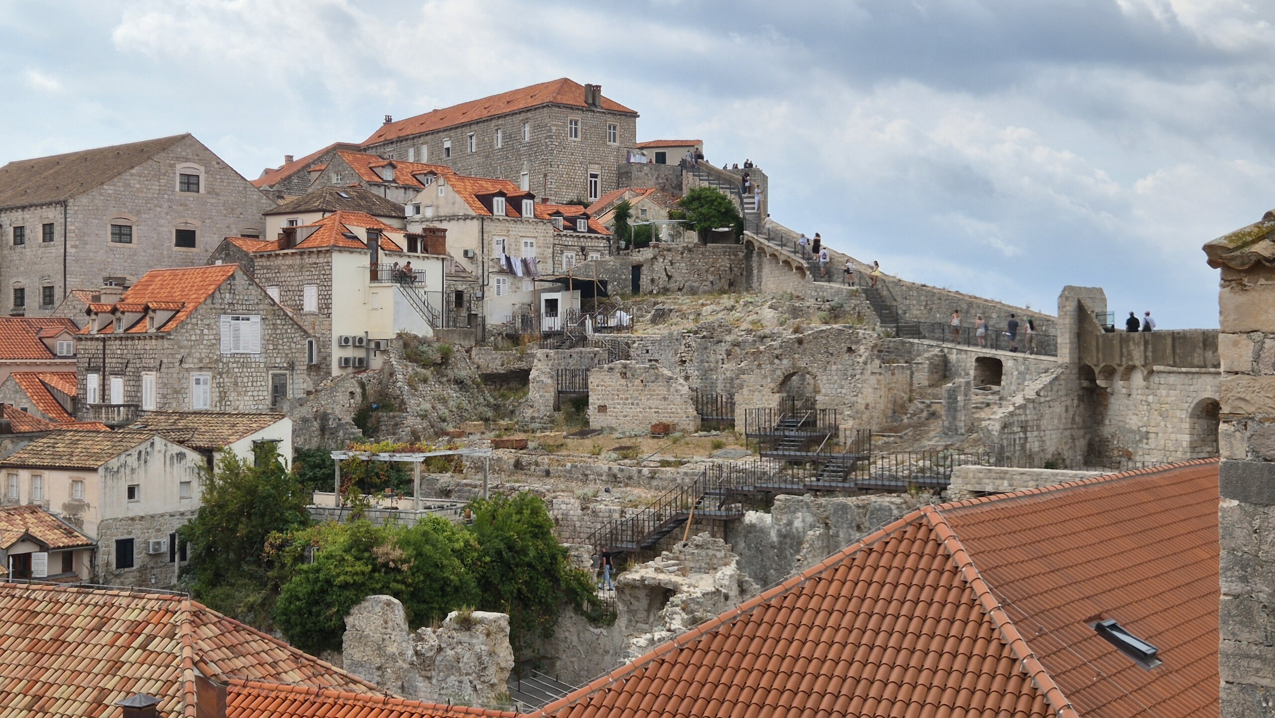 20260911_100344 Dubrovnik's red roofs and stone walls seen from the ramparts