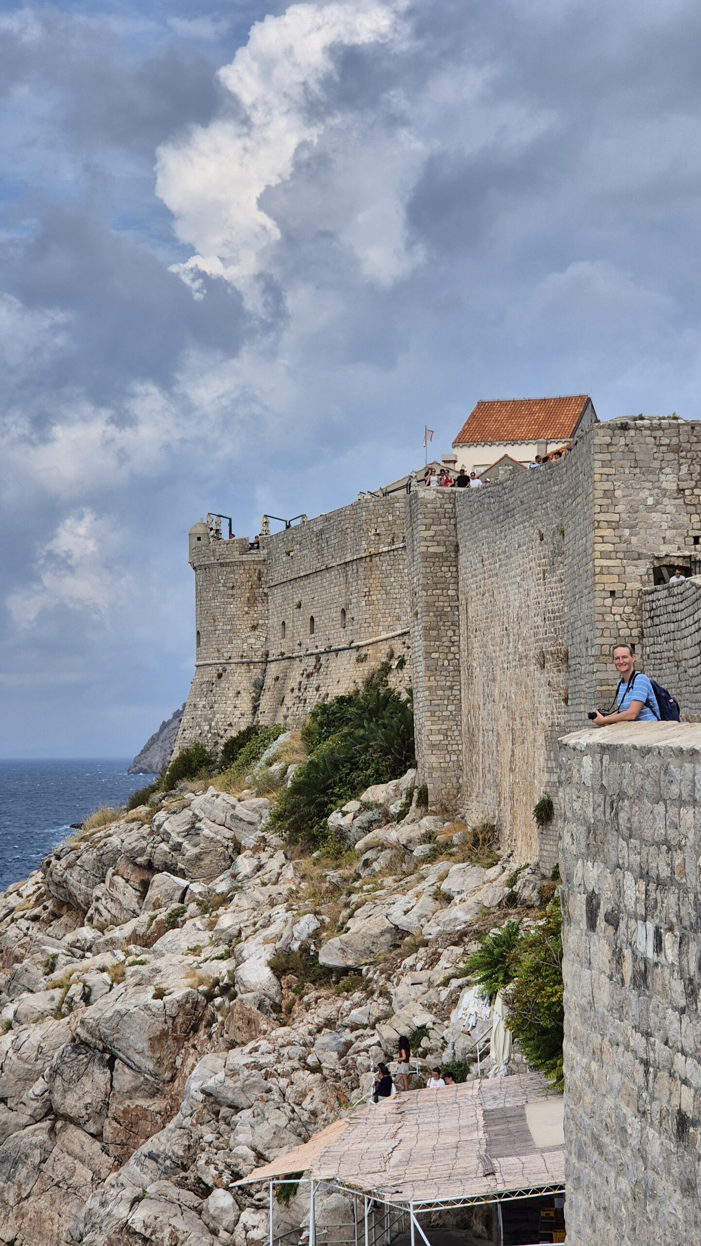 20260911_102220 A defensive tower rising from Dubrovnik's city walls