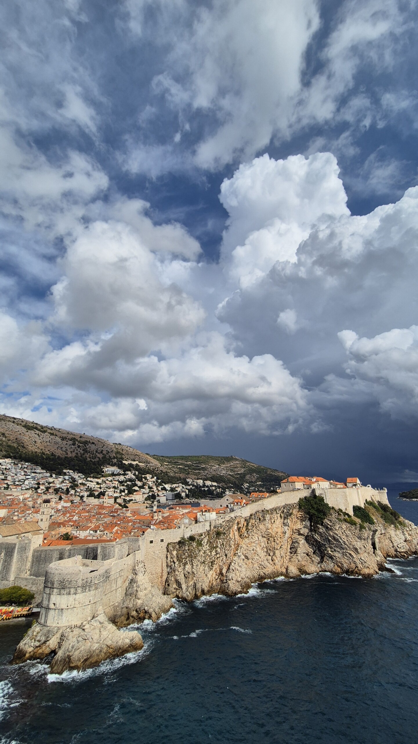 20260911_154757 The rocky coast beyond Dubrovnik beneath storm clouds