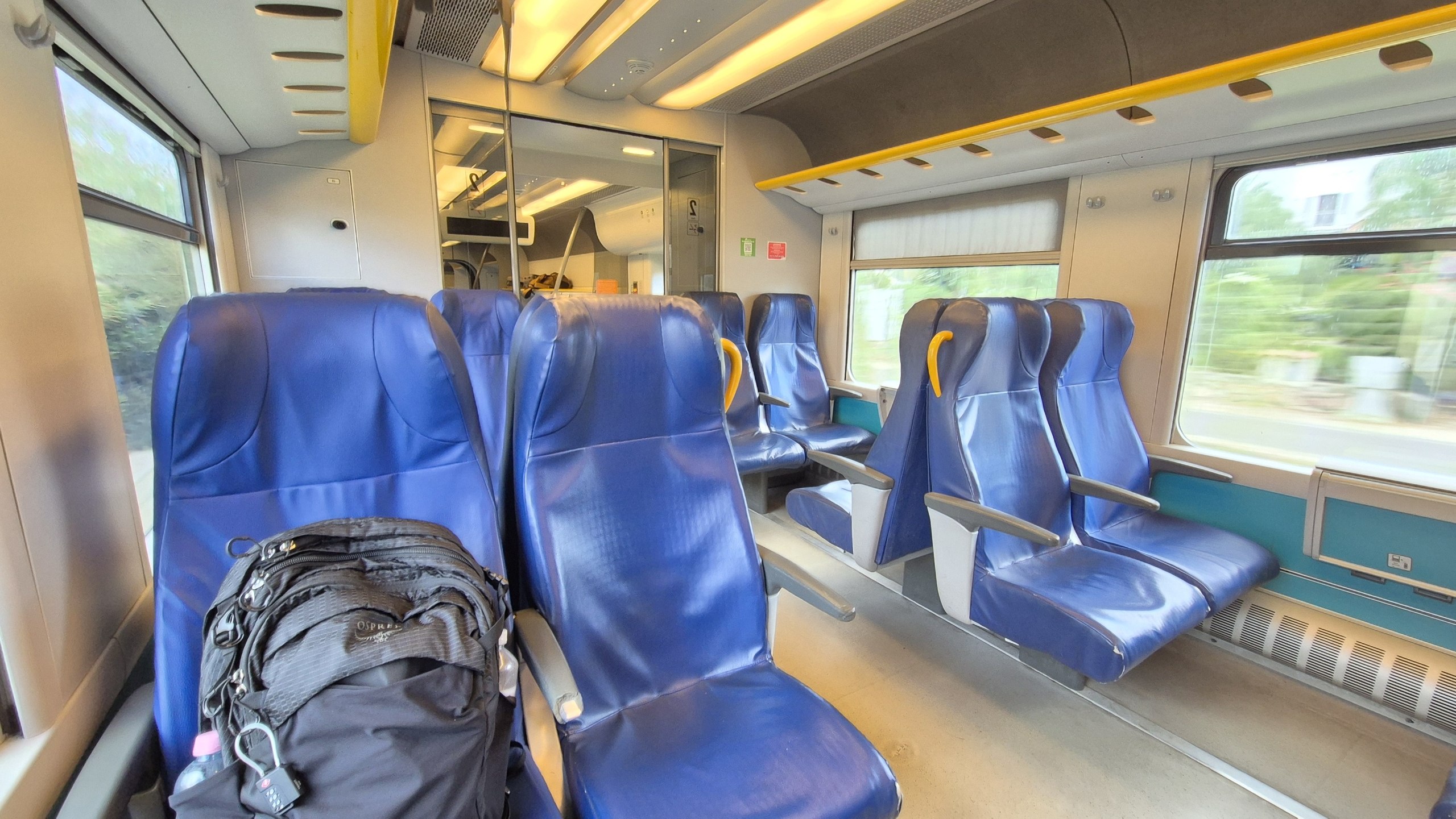 day50-empty-train The almost-empty train from Castellammare del Golfo