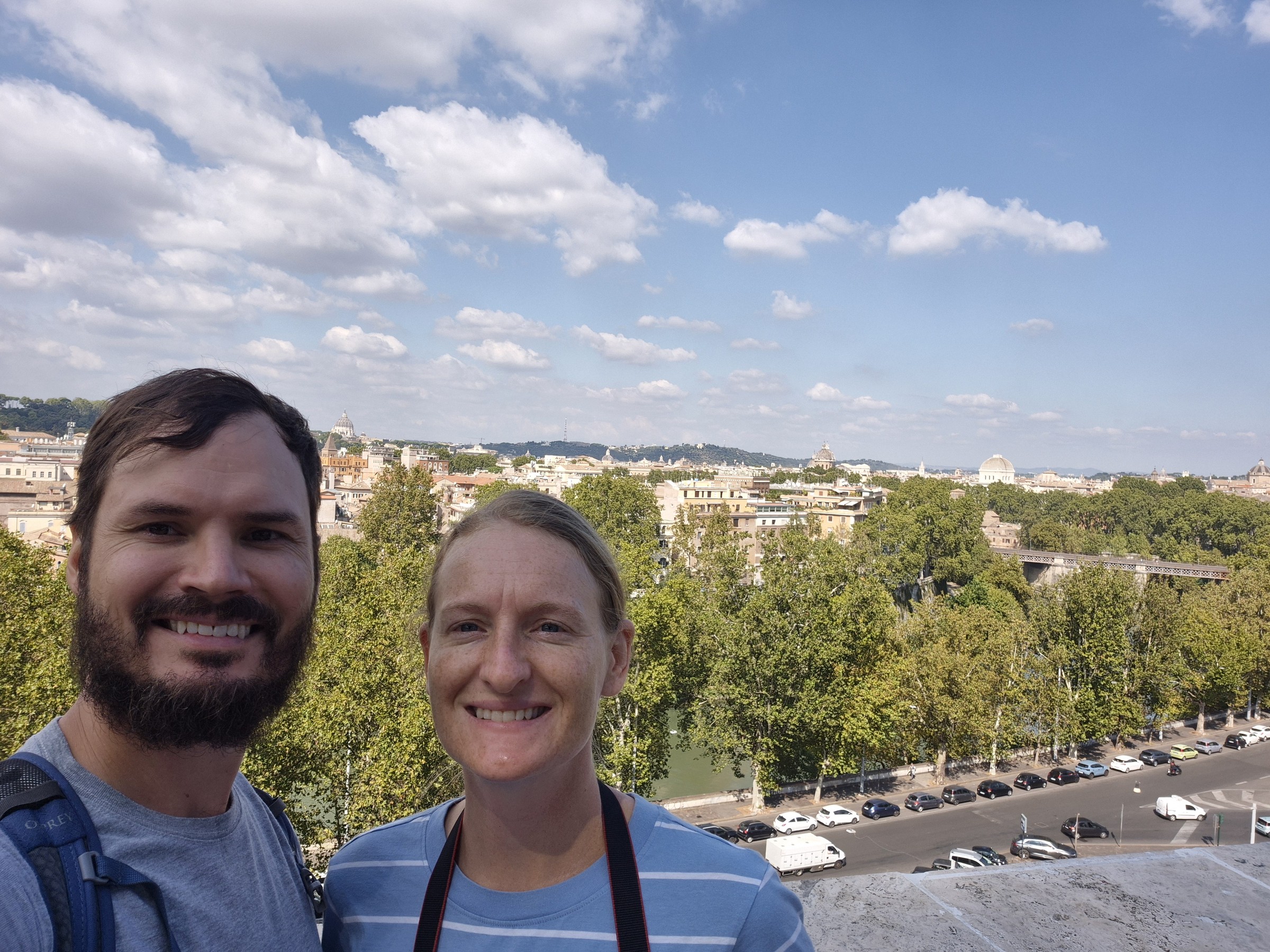day65-orange-garden-view Hugo and Caro at the Orange Garden viewpoint over Rome