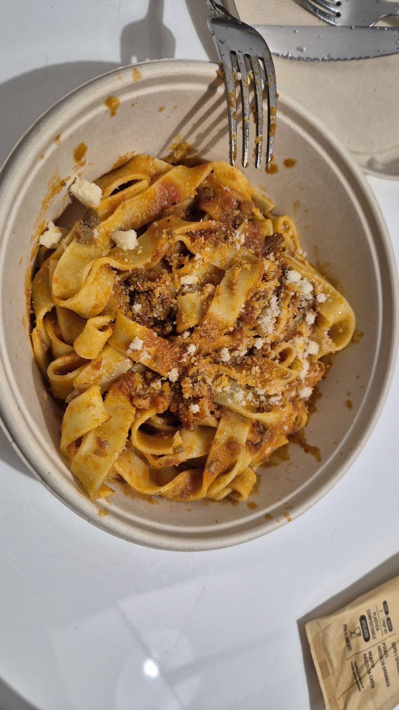 day67-stuffed-pasta-ragu Stuffed pasta with ragù ordered after the journey to Bologna