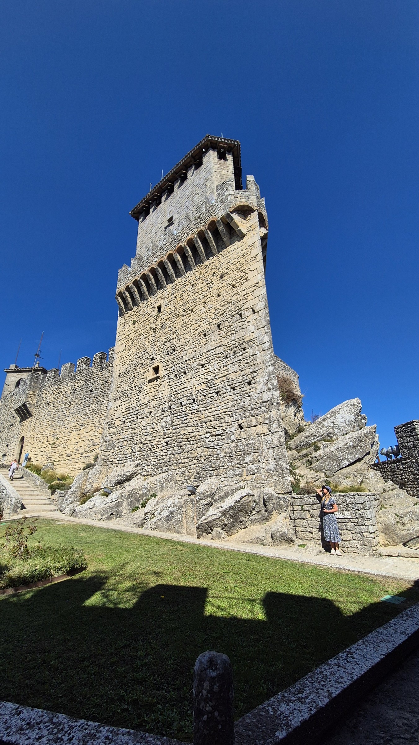 day69-first-tower-guaita The stone walls and tower of Guaita, San Marino's First Tower