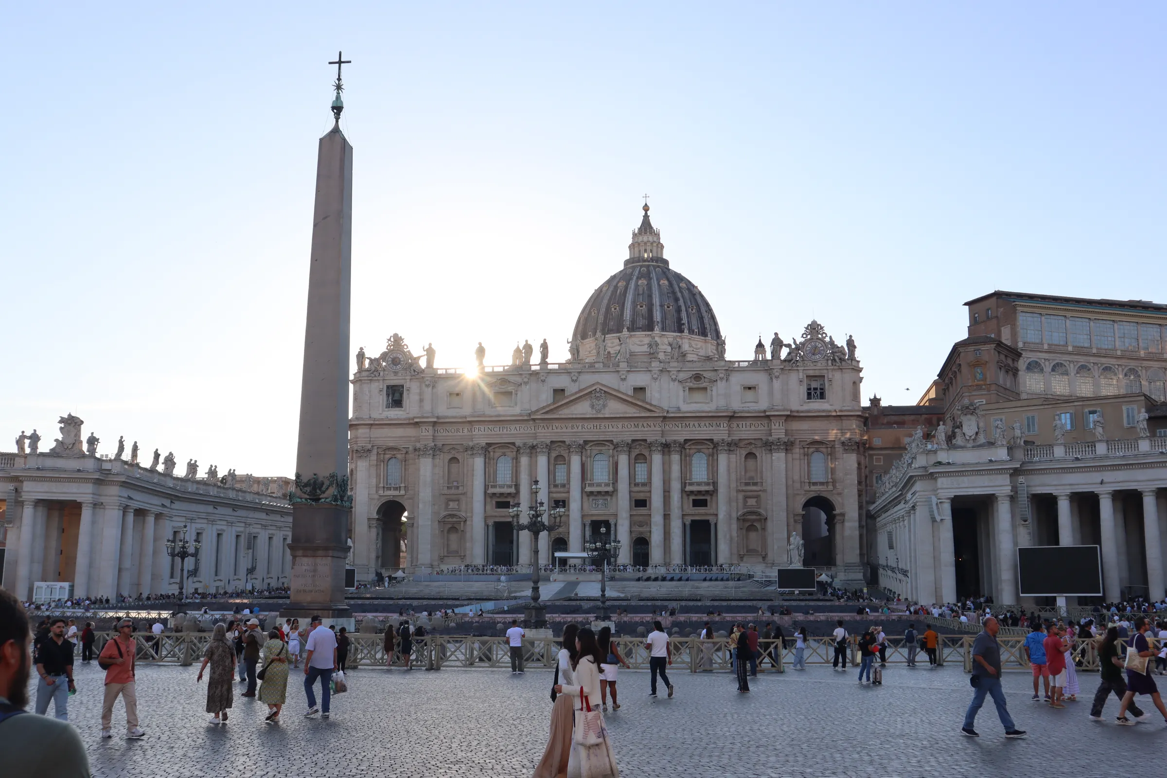 St Peter’s Square and St Peter’s Basilica in Vatican City